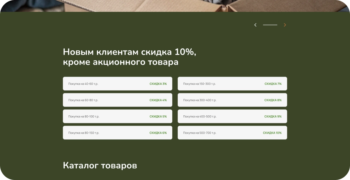 Сайт-каталог «Робин Гуд Сток», изображение 4