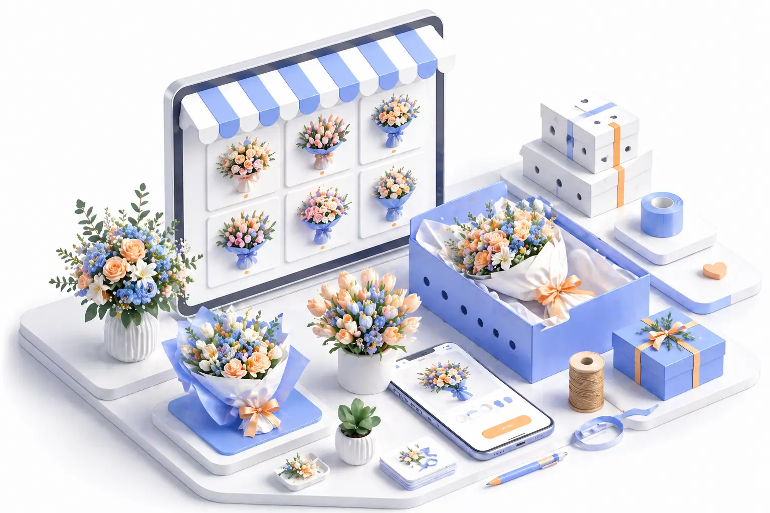 «Лови букет» — доставка цветов