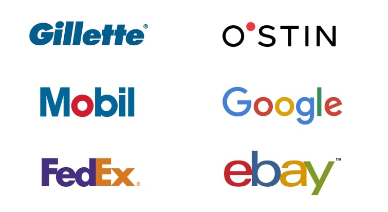 Логотипы крупных брендов
