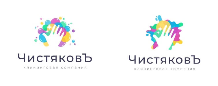 Окончательный образ, отрисованный на логотипе компании "ЧистяковЪ"